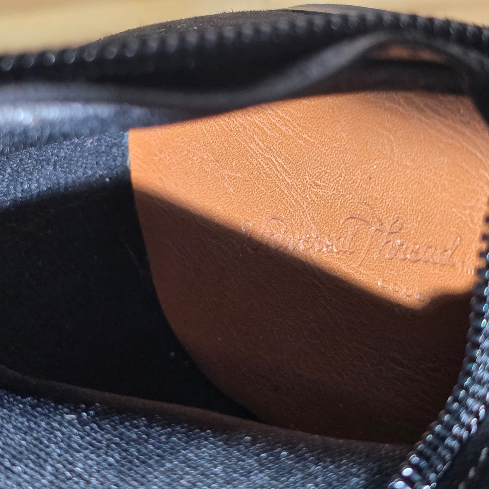 Universal Thread Black Suede Embroidered Western‎… - image 8